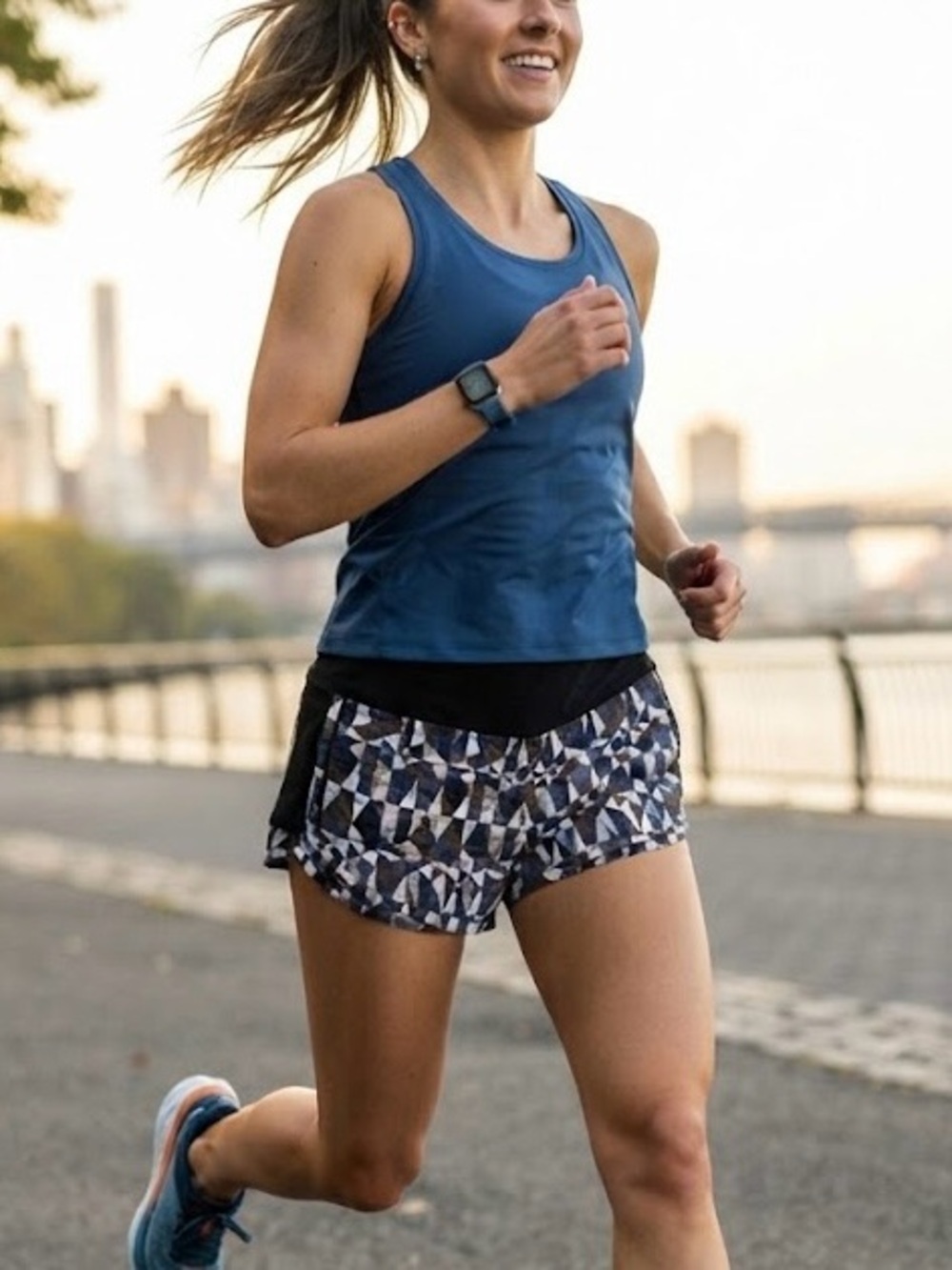 Lululemon Rare Geometric Quilted Athletic Running Shorts Fitness Hiking Gorpcore